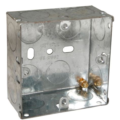 metal plug back box|metal back boxes for sockets.